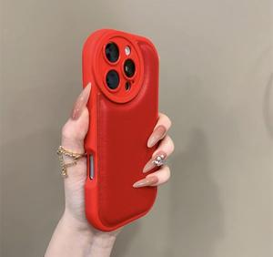 Coque de protection intégrale premium pour iPhone 17 avec coussin d'air et texture cuir, compatible également avec les modèles 16/15 - Product Image 5