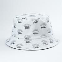 Chapeau seau à deux côtés fabriqué en usine avec des logos personnalisés Chapeau seau réversible imprimé et brodé sur mesure de haute qualité