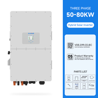 Système solaire hors réseau triphasé pour toute la maison, commercial, 20 kVA, 30 kW, 40 kW, 50 kW, 100 kW, kit solaire hybride AC pour la maison avec onduleur