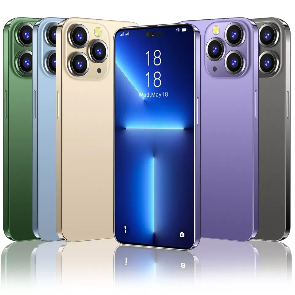 低価格I14 Pro Max携帯電話ロック解除デュアルSIMデカコアオリジナル5g