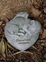 Vente en gros de pierre commémorative en résine pour chien graveur laser personnalisé statue d'angle en résine pour chien décoration de jardin