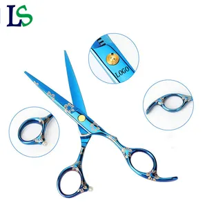 Hair Cutting Scissors Professional Home Stainless Steel Barber Salon Thinning Shears with Custom LOGO