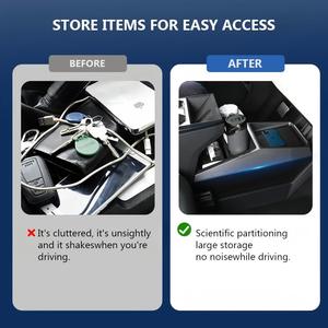 Organizador de Consola Central para Cybertruck, Caja de Almacenamiento Multifuncional de Doble Capa - Product Image 2