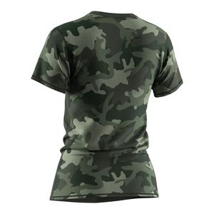 T-shirt de sport pour femme Camo, respirant, séchage rapide, avec empiècements en mesh sous les aisselles pour entraînement haute intensité - Product Image 6