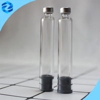 Flacons stériles en cassette de 3 ml avec couvercle en verre et aluminium, bouchon en caoutchouc, emballage individuel, s'adaptent parfaitement aux injecteurs stylo