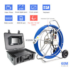 Новый портативный гусеничный робот 50 мм глубоководный осмотр скважин и дренажная камера для дренажа трубы 360 канализационной камеры - Product Image 2