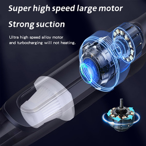 Aspiradora inalámbrica de alta potencia para coche, aspirador con boquilla larga, 6000Pa, adecuada para el polvo del vehículo, hogar, pelo de mascota - Product Image 3