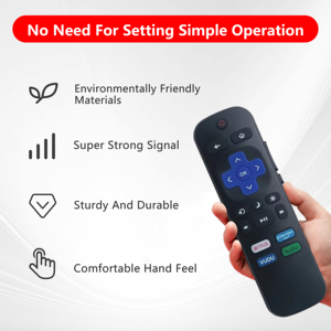 Control Remoto Universal para TV ROKU, Compatible con Todos los Controles Remotos <span class=keywords><strong>de</strong></span> la Serie ROKU con <span class=keywords><strong>NETFLIX</strong></span>/Prime Video/VUDU. - Product Image 3
