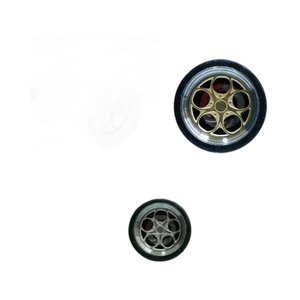 Cerchio in lega modificato da 11 mm 1/64 per modellini <span class=keywords><strong>auto</strong></span> con funzione freno a disco, versione con pneumatici in gomma larghezza 52 mm, mozzo ruota per modellini <span class=keywords><strong>auto</strong></span> - Product Image 5