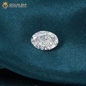 เพชรแล็บโกรนทรงรี 1 กะรัต 1.5 กะรัต 2 กะรัต สี D ความสะอาด VVS VS สำหรับทำเครื่องประดับ ขายส่งโดยโกลด์ลีฟ ได้รับการรับรองจาก IGI - Product Image 2