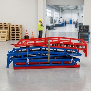 Rampe réglable électrique ou manuelle YES LIFT, hauteur réglable de 1,1 à 1,8 m, adaptée pour le chargement de camions, etc. - Product Image 5