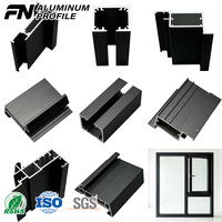 Vente Flash : Profilés en Aluminium Anodisé Noir pour Fenêtres et Portes – Profilés Extrudés sur Mesure, Service OEM