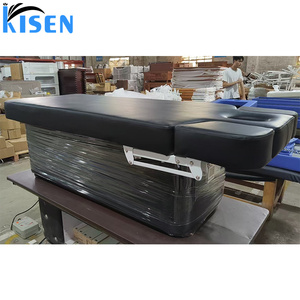เตียงนวดปรับระดับไฟฟ้า Kisen พร้อมตู้เก็บของ สำหรับทำทรีทเมนต์หน้าและต่อขนตา เหมาะสำหรับร้านเสริมสวยและสปา - Product Image 4