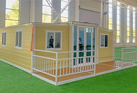 Rumah Modul Kontainer yang Dapat Digunakan Kembali, Rumah Prefabrikasi Biaya Rendah, Rumah Modul Prefabrikasi, Rumah Mungil