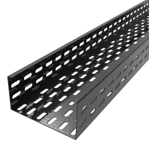 High Quality Indoor and outdoor HDG Perforated Cable Tray and Fireproof Powder Coated