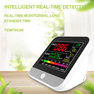 <span class=keywords><strong>Detector</strong></span> de Formaldeído Certificado CE Monitor de Qualidade do Ar HCHO PM2.5 Analisador de TVOC Medidor de Diagnóstico de Fumaça e Poeira para Casa e Carro - Product Image 3