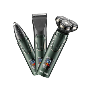 Cortadora Eléctrica Profesional 3 en 1 DALING DL-9208 con Pantalla LED y USB, Recortadora de Barba para Hombre con Cabezal Giratorio y Lavable - Product Image 1