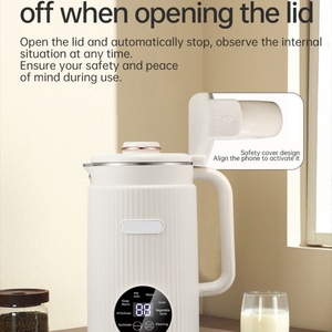 Licuadora Doméstica Totalmente Automática de Alta Velocidad, Mini Máquina para Leche de Soja sin Filtro, Multifuncional para Uso Doméstico - Product Image 2