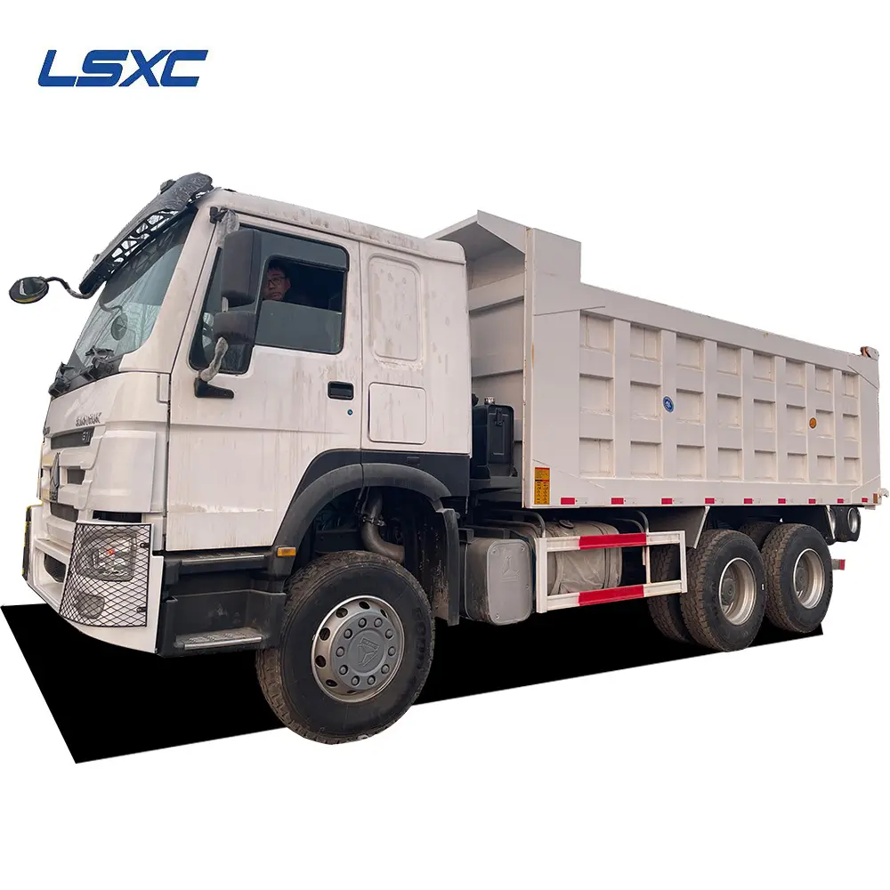 6*4 used dump truck white power special vehicle loading and unloading cheap price good quality