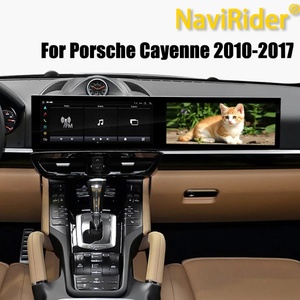 เครื่องเล่นวิดีโอมัลติมีเดียจอคู่สำหรับรถยนต์ Porsche Cayenne 958 92A ปี 2010-2017 วิทยุติดรถยนต์ระบบ Android Auto Carplay พร้อมระบบนำทาง GPS - Product Image 1