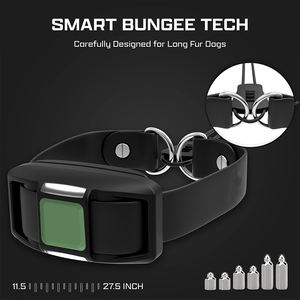 1100 야드 범위 스마트 원격 개 훈련 칼라 124 레벨 제어 경고음/진동/E-stim 모드 IP67 방수 수피 제어 - Product Image 3