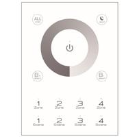 Contrôleur de DMX-E01L Euchips Console centrale 3W avec 36 modes d'éclairage Panneau de gradation DMX512 4x4 zones/scènes Connexion RJ45 IP20