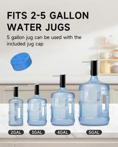 Dispensador de Agua Portátil Mini para el Hogar, Bomba de Agua con Batería de Litio de 800 mAh, Material PP, para Oficina y Escritorio - Product Image 4