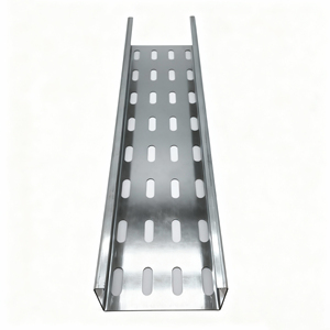 Bandeja Portacables Perforada Autoblocante de 200*100, Galvanizada en Caliente y Canalización para Cables Galvanizada, Personalización de Ingeniería. - Product Image 2