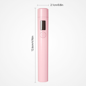 360 Rotatable 2 in 1 LCD Display Flash Curing Gel Extension Light Pink/White 3W Mini UV Led Touch Nail Lamp - Product Image 6