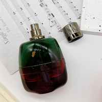 Envases Cosméticos: Botellas de Perfume Personalizadas de 110 ml, Forma Plana, Color Degradado, con Atomizador