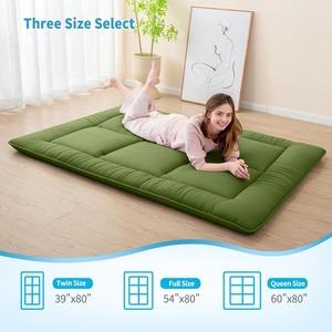 Addensare Memory Foam <span class=keywords><strong>Futon</strong></span> materasso portatile Roll-up pieghevole lettino giapponese stile Tatami spedito - Product Image 2