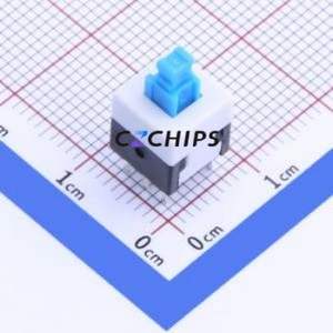 BTSA-L-P-16 Push Button Switch Through hole Component (THT) Switch Self-Locking Square Button Through Hole 50mA - Product Image 1