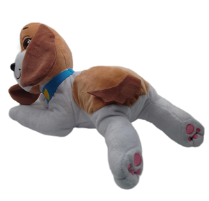 Venta al por mayor de Bajo MOQ mamá de peluche y 4 cachorros juguetes de peluche perro animal de peluche cachorro jugar juguete para niños - Product Image 1