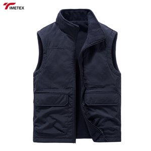 Gilet Casual da Uomo Autunno Inverno, Gilet in <span class=keywords><strong>Velluto</strong></span> Reversibile con Tasche Multiple, Gilet Cargo Senza Maniche per il Tempo Libero - Product Image 5