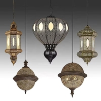 Lustre marocain classique ajouré sculpté, style rétro exotique, pour restaurant, café, hôtel, club