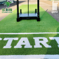 Dorelom gazon artificiel de haute qualité avec des marquages complets Circuit Interval Training Agility Type Sled Pulling GYM Turf