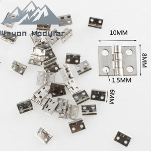 Wayon新款中式五金2部分超微型全黄铜工艺品小铰链小尺寸10 * 8毫米 - Product Image 6