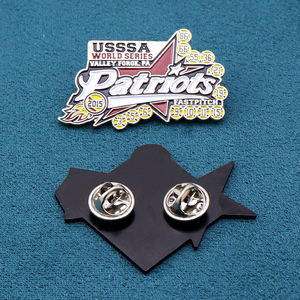 Оптовая продажа, дешевая металлическая медная бейсбольная булавка - Product Image 4