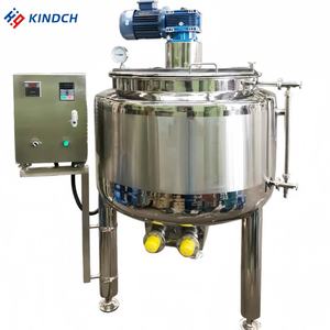 Homogenizer Vakum Otomatis Tangki Pencampur Stainless Steel & Titanium untuk Mesin Krim Kosmetik Salep Losion Tahan Lama - Product Image 1