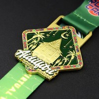 Médaille 3d St Benoît Graduations Course Lutte Boxe Gymnastique Football Allemand Judo Cyclisme Ruban Durable En Alliage De Zinc Personnalisé