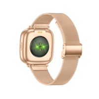 Schrittzähler Smartwatches Wasserdicht 2026 Intelligente Uhr für Männer und Frauen Digitaler Sport-Fitness-Tracker Gold Smartwatch I221
