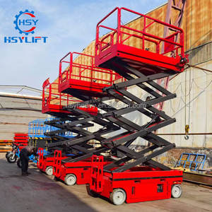 Plateforme de travail en hauteur <span class=keywords><strong>mobile</strong></span> manuelle hydraulique, élévateur à ciseaux électrique - Product Image 1