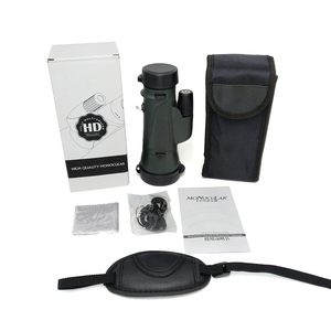 Monoculaire portable haute puissance 10x50 pour l'observation des oiseaux, étanche, longue portée, HD, grand angle, avec lentille FMC verte pour une vue panoramique - Product Image 6