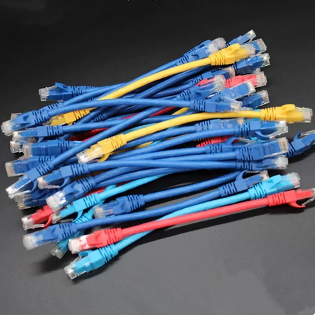UnShielded Cat6 UTP Ethernet Patch Cable RJ45 Network LAN Cord 24AWG Pure Copper Gigabit High Speed for Data Center Server CCTV