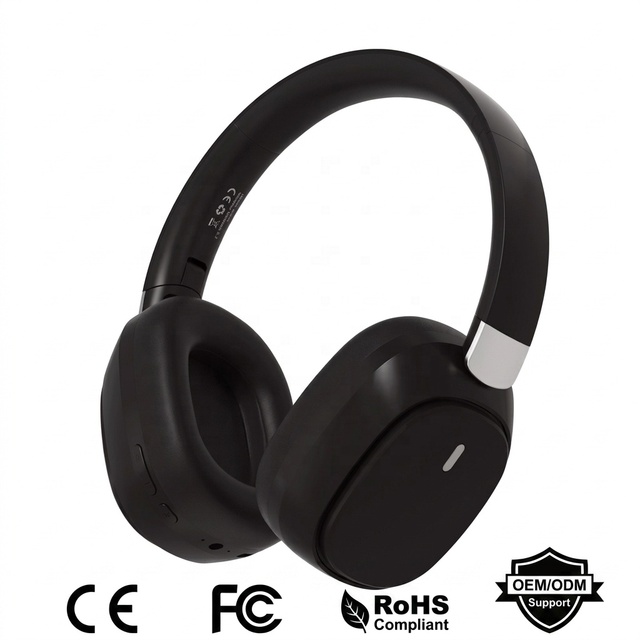 OEM ODM SY-T6 Over-Ear Wireless Gaming Headset with 40mm Drivers 15H Battery Low Latency ENC Noise Cancellation Aviation DJ Use
