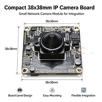 38x38mm Wifi IP Kamera Modülü P2P Kablosuz Kamera Kartı İğne Deliği Lensi 1080P 720P Güvenlik İzleme için OEM ODM