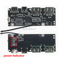 22.5W batterie externe 5 ports bidirectionnel charge rapide Module d'alimentation Mobile Circuit imprimé bricolage carte mère matériel QC4 + PD3.0