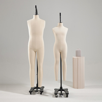 Mannequin de couture en tissu pour vêtements, corps entier avec jambes, forme de robe suspendue, mannequin masculin, féminin, enfant, formes de couturière