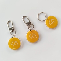 GYRFID Impression personnalisée époxy pvc nfc tag pour animaux de compagnie chats chien tag pour animaux de compagnie rfid porte-clés nfc dog id tag pour le suivi