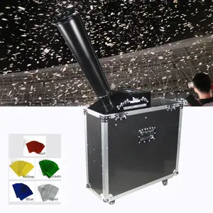 Portable co2 confetti blaster cannon blower paper machine dmx for stage event party wedding club festival Ribbon Machine